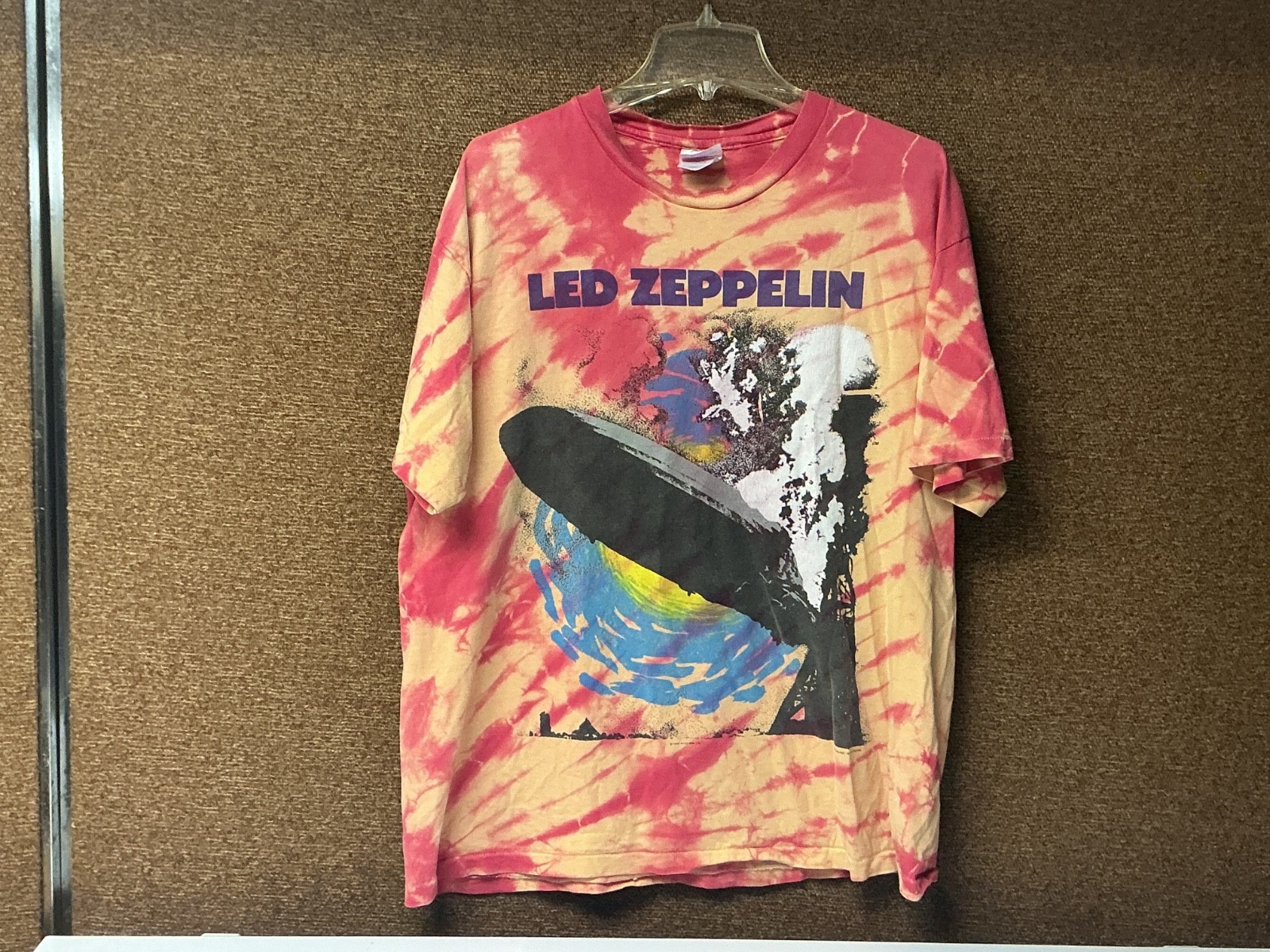 Vtg Led Zeppelin Tshirt Exploding Zeppelin Fallin… - image 2