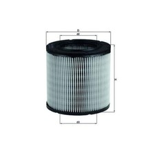 1x Luftfilter MAHLE LX 249 passend für FORD GMC SAAB GENERAL MOTORS