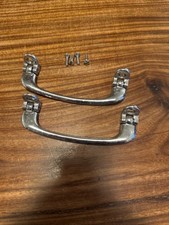 Original Mgb Mg Midget Chrome Interior Door Pull Handles 1962 - 1967 - Screws