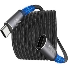 15FT USB C Extension Cable - 10Gbps Data Transfer, 100W Charging, 4K Video