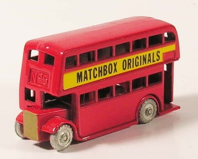 LONDON BUS No 5 MATCHBOX ORIGINALS MOKO LESNEY AUTHENTIC RECATIONS 1992 CQQ