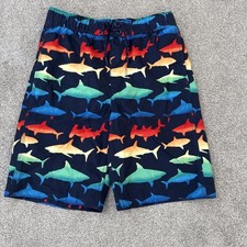 Gap Kids Surf Boys Size XL 12 Shark Swim Trunks Board Shorts Mesh Lined