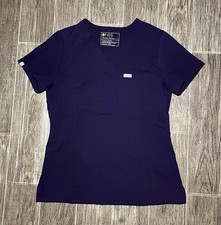 Figs Catarina One Pocket Scrub Top Women's Small Purple Nursing Medical