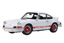 Autoart 1/18 Porsche 911 Carrera 2.7 Rs (Grand Prix White/Red Stripe) Finished _