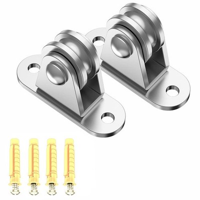 Small Pulley Block Silent Pulley,Single Pulley Block,304 Stainless Steel Pull...