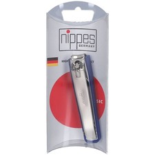 Nippes Solingen Tagliaunghie grande con Raccogli Unghie blu