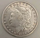 1884 Morgan Silver Dollar $1 - Philadelphia Mint