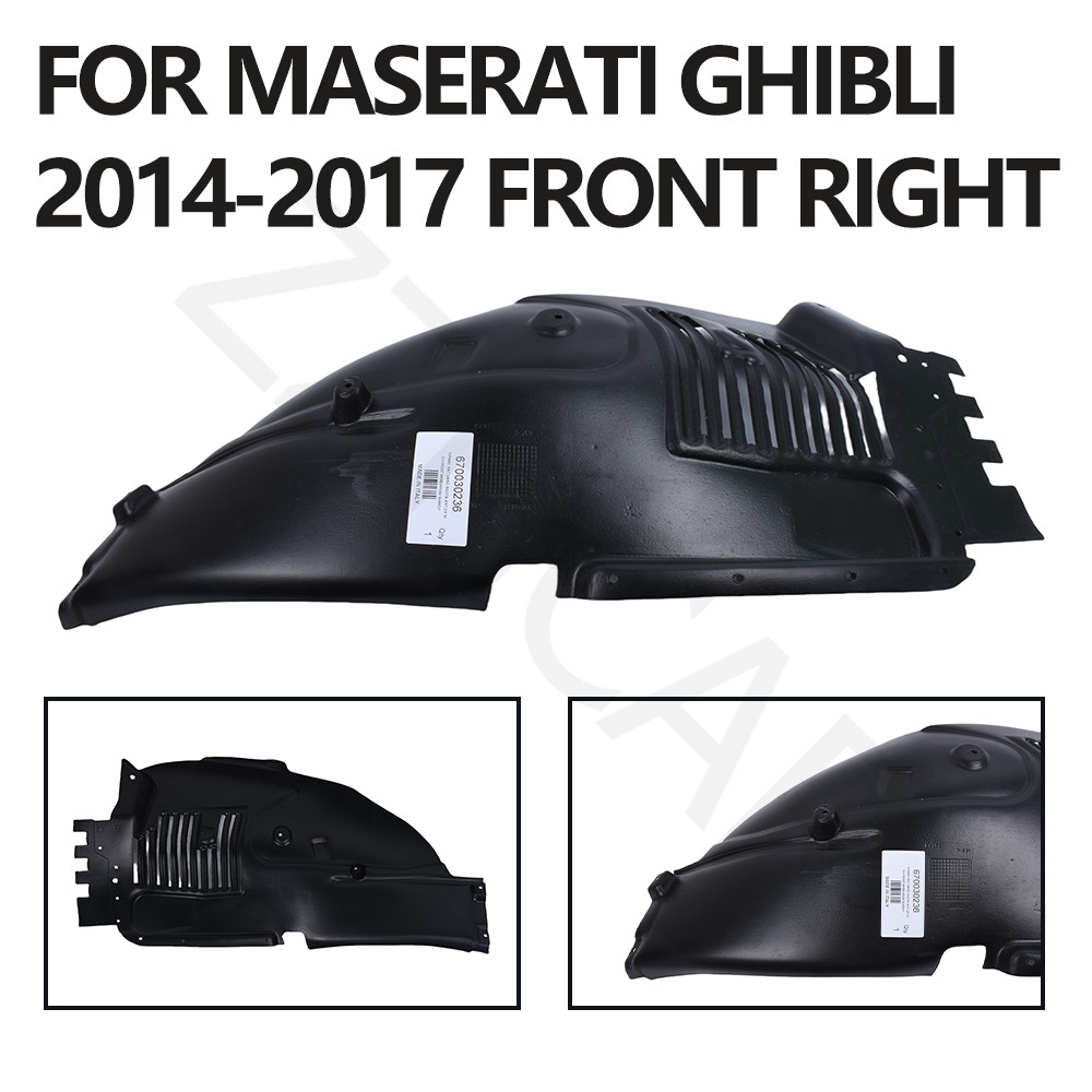 670030236 For Maserati Ghibli 2014-2017 Front Right Fender Liner