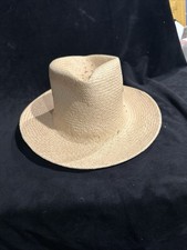 Vintage Eddie Bauer, Straw Men’s Hat, Medium To Large