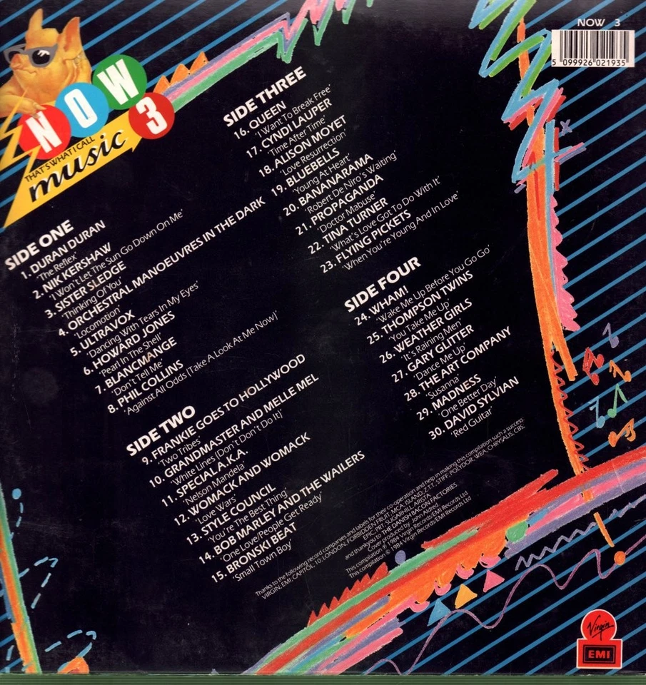 Various Artists Now That's What I Call Music 3 double LP vinyl UK Emi 1983 in - Image 2 of 4