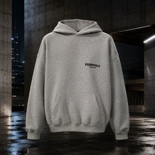 Essentials Hoodie Unixes Temporada DARK OATMEA Size S