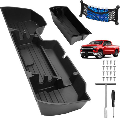 under Seat Storage for 2019-2026 Chevy Silverado 1500/GM Sierra 1500 & 2020-2025