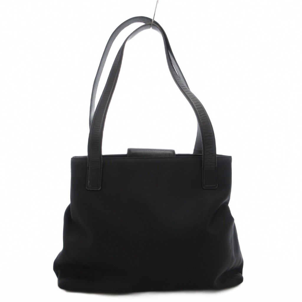 Coach 7402 Handbag Tote Shoulder Nylon Leather Black /Gv Ladies thumbnail 2