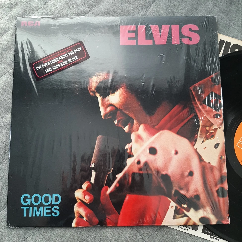 Elvis Presley GOOD TIMES CPL1-0475 (USA 1974) RARE EMBOSSED "PROMO" WITH STICKER - Image 3 of 4