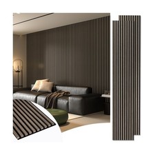 Art3d 2-Pack 108" x 12" Acoustic Wood Panels for Wall, Soundproof Wood Slat P...