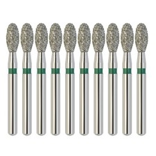 Multi-Use Green Football Diamonds Dental Friction Grip Burs  FG 379/023C Coarse