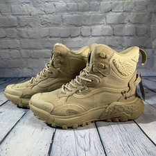 VANS MTE Crestline Gore-Tex Boots Waterproof Khaki Tan Mens Sz 7 Womens 8.5
