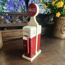 Coca-Cola Salt and Pepper Shaker Set 1993 Red White Vending Machine Design