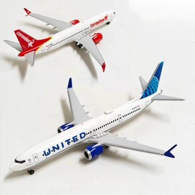 1/500 Boeing 737 Max 8 & Max 9 Diecast Alloy Passenger Aircraft Model Display