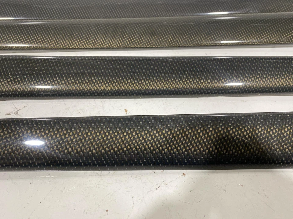 B7 Audi S4 2005-2008 OEM Carbon Fiber Interior Trim Set Doors & Rear Ashtray (L) Foto 4 de 4