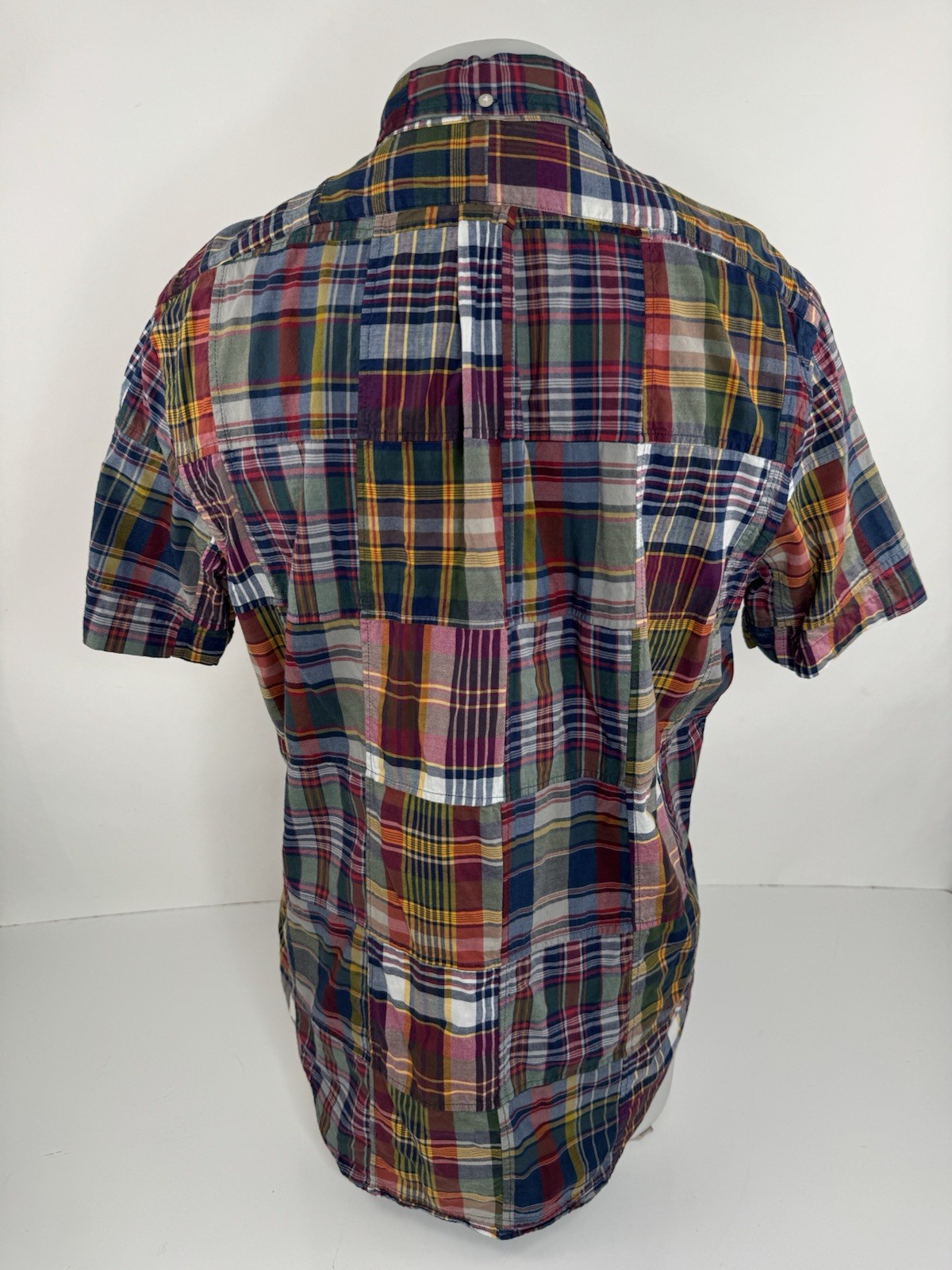 RALPH LAUREN - Bleeding Madras PATCHWORK Colorful… - image 3