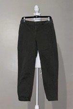 Banana Republic Avery Chino Pants Women's Size 2 Olive Green Ankle Slim