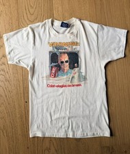Vtg 1987 Coca Cola Max Headroom Cokeologist Sheer T-Shirt 80's Size S