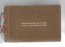 LIBRETTO EMISSIONE CARTE VALORI POSTALI 1980 Italia completo