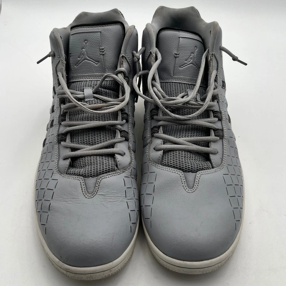 Air Jordan Illusion Wolf Gris Negro Blanco Hombre Talla 15 705141-003 Tejido 2014 Foto 3 de 4