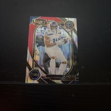 2024 Panini Select - Club Level DK Metcalf #251 Black & Red Shock Prizm