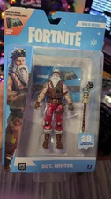 Fortnite Solo Mode Winter Series 1 Sgt. Winter  4" Code for Virtual Item