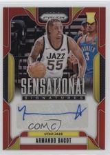 2024-25 Panini Prizm Sensational Signatures Red 33/99 Armando Bacot Auto 1kr0