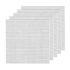 16 szt. 3" x 3" Plastry naprawcze ekranu okiennego z włókna szklanego, srebrne