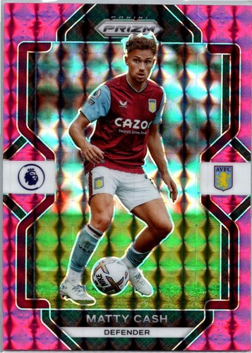 2024 Panini Prizm Premier League Matty Cash [Green Breakaway] #57 card