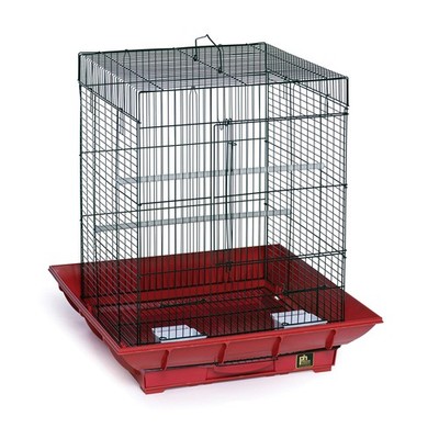 Prevue Hendryx SP850R/B Clean Life Cockatiel Cage, Red and Black