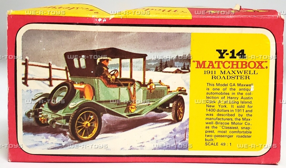 Matchbox Models of Yesteryear Y14 1911 Maxwell Roadster Lesney