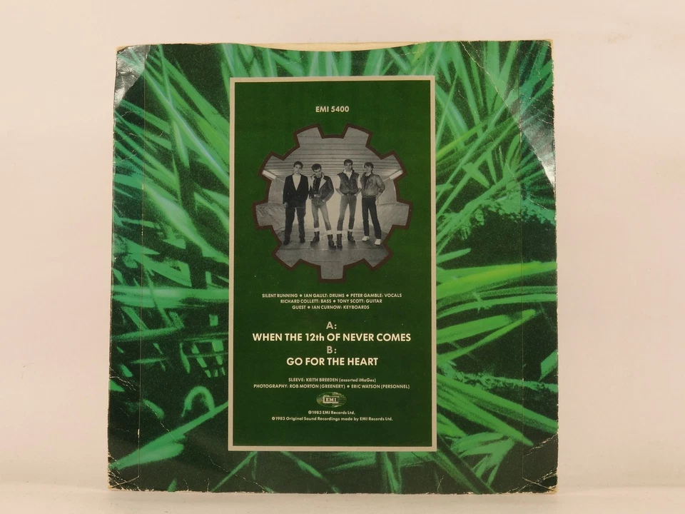 SILENT RUNNING WHEN THE 12TH OF NEVER COMES (123) 2 Track 7" Single including Pi - Image 2 of 4