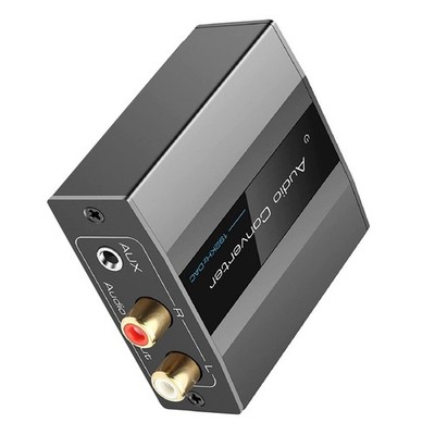 Digital Audio to Analog Audio Converter 192KHz DAC Converter With Jack Optical H