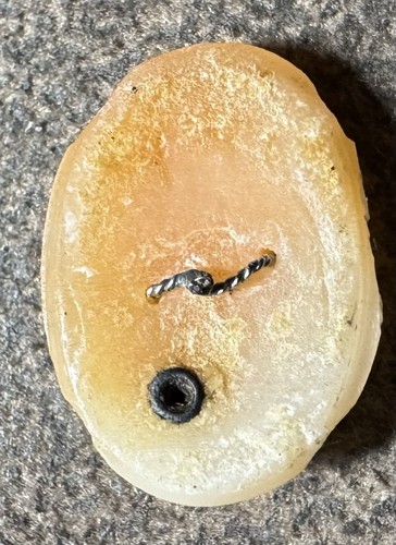 GRECO RÖMISCH 5/8” MAL 7/16” ECHTER DIAMANT HALSKETTE LOSE GESCHNITZTE MUSCHELKAMEE - Bild 3 von 3