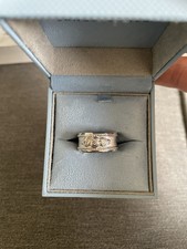 Ernest Jones 9ct White Gold Wedding Band Size P