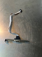 Motherboard Com Port 9Pin DB9 RS232 Ribbon Cable Connector Bracket with Cable