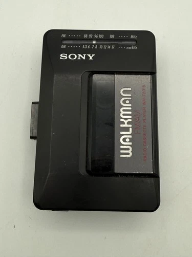 Sony Walkman WM-F2015 FM/AM Radio Cassette Player Black Vintage For  Parts