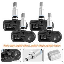 4PCS TPMS Genuine Tire Pressure Sensor 42607-33011 OEM PMV-107J For Toyota Lexus