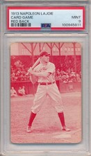 1913 NAPOLEON LAJOIE CARD GAME RED BACK - PSA 9 MINT (SVSC) FRESHLY GRADED!