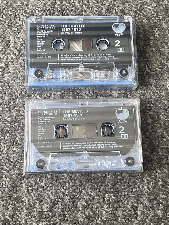 The Beatles 1967-1970 Double Play Cassette Tape Album Apple Records - Image 4 of 4