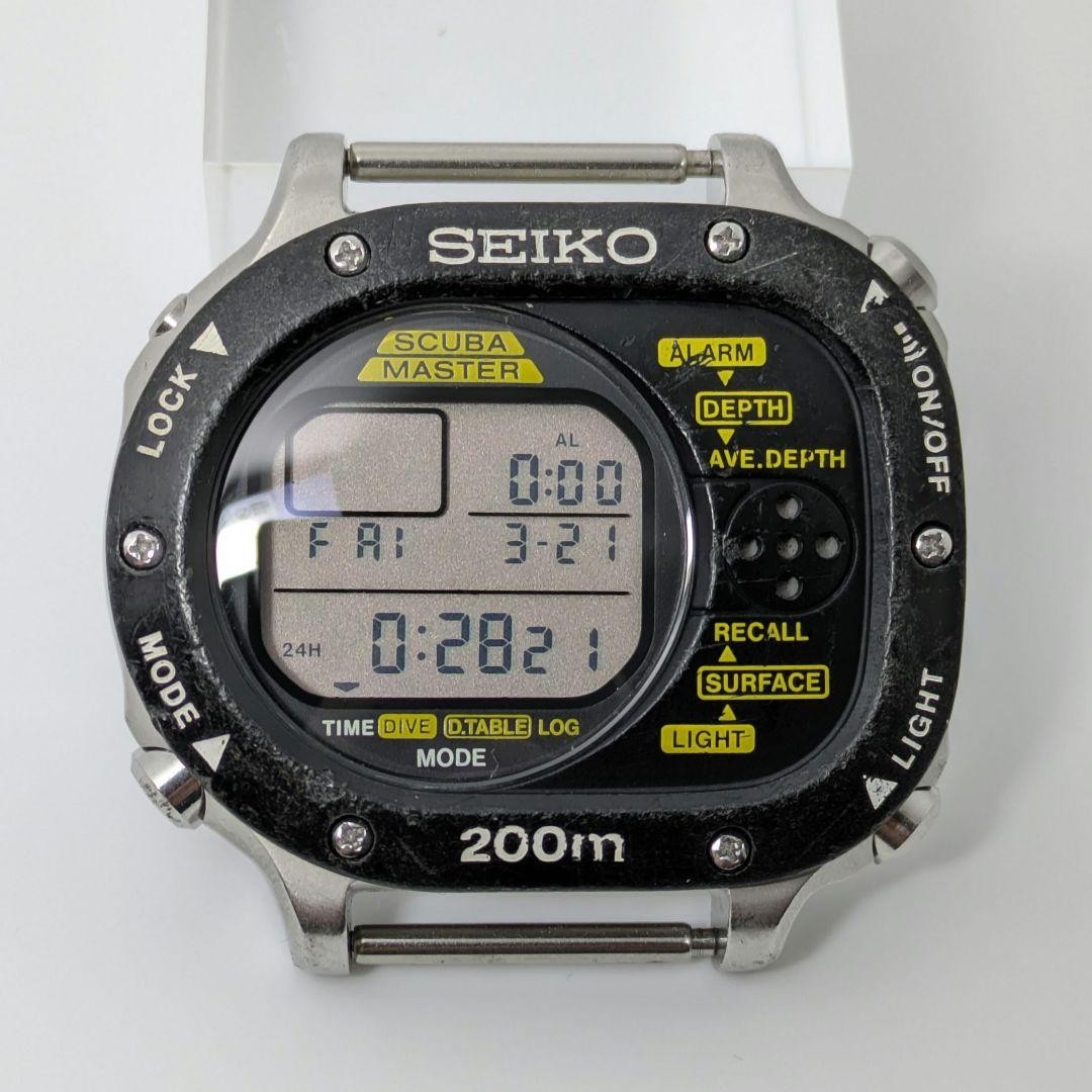 Seiko Scuba Master M726-5A10 Vintage Stainless Steel Quartz Mens
