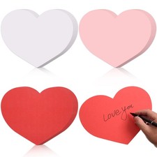 36 PCS Large Valentines Day Heart Cutouts Paper Shapes 9.84x7.87 Inch Craft