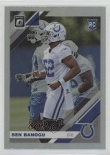 2019 Panini Donruss Optic Rookies Holo Prizm Ben Banogu #124 0b3
