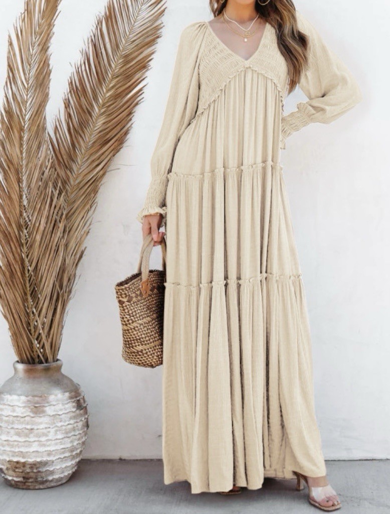ruffle boho maxi dress Women's Summer Floral One Shoulder Maxi Dress Knot Ruffle Boho Beach V –  Divahotcouture main image 1