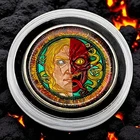 Castronomics 7 Deadly Sins: Envy Fire Edition 1 oz .999 Silver Enamel 1 of 8 COA